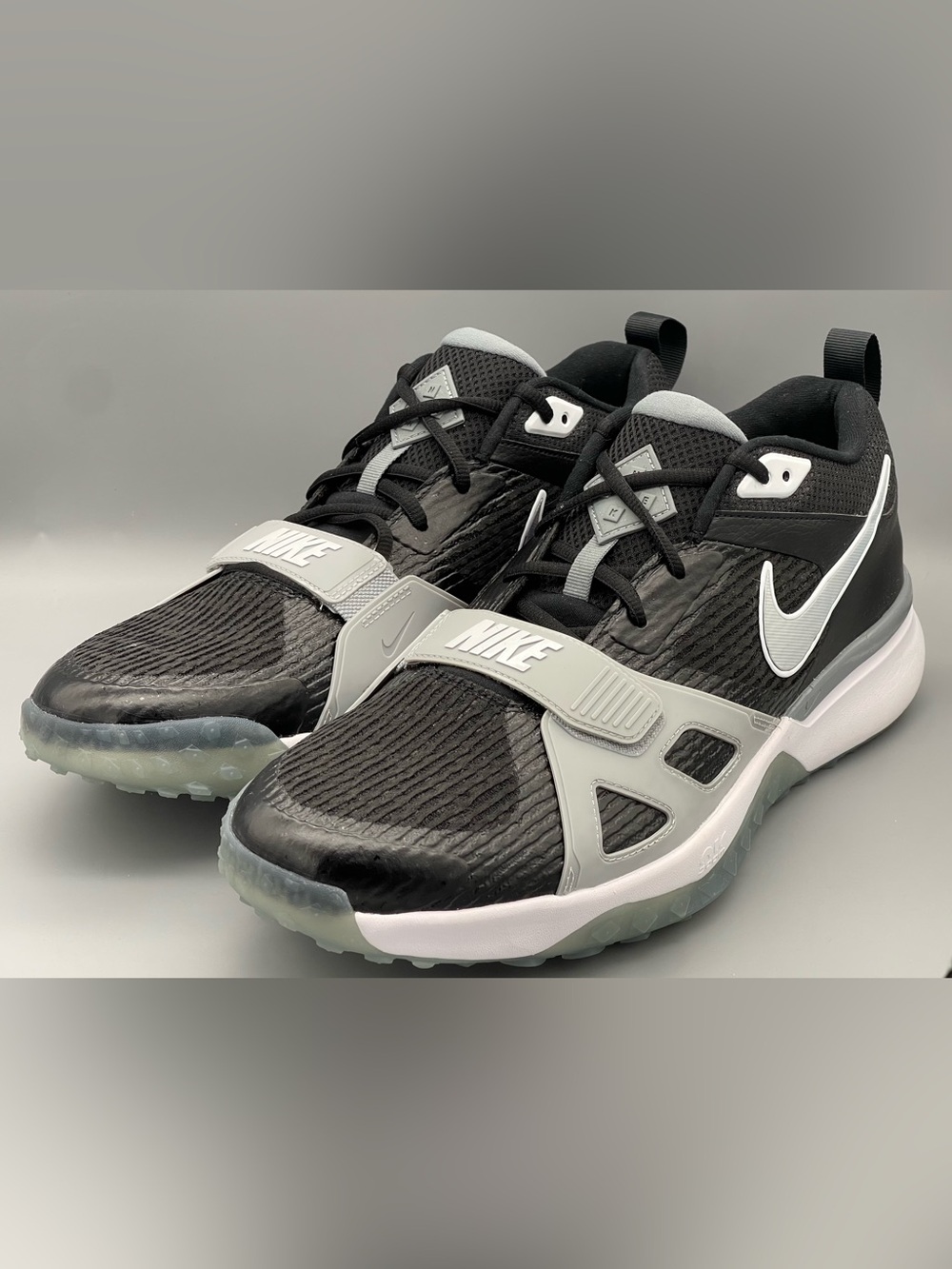 Nike Air Zoom Diamond Elite Turf Black Baseball Shoes Men Size 15 FN4250-002 NEW